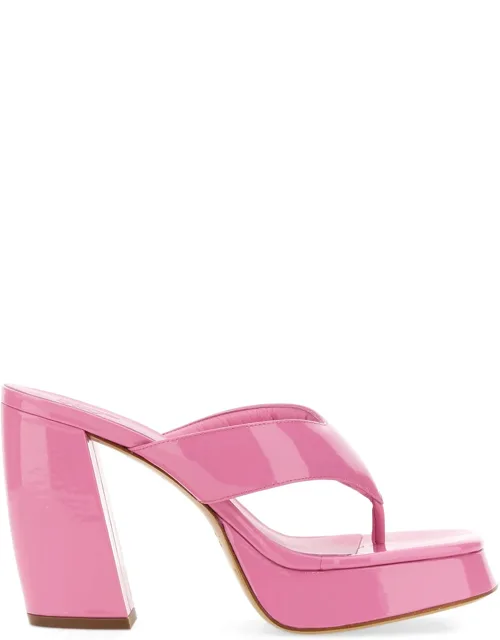 Patent Sandals.