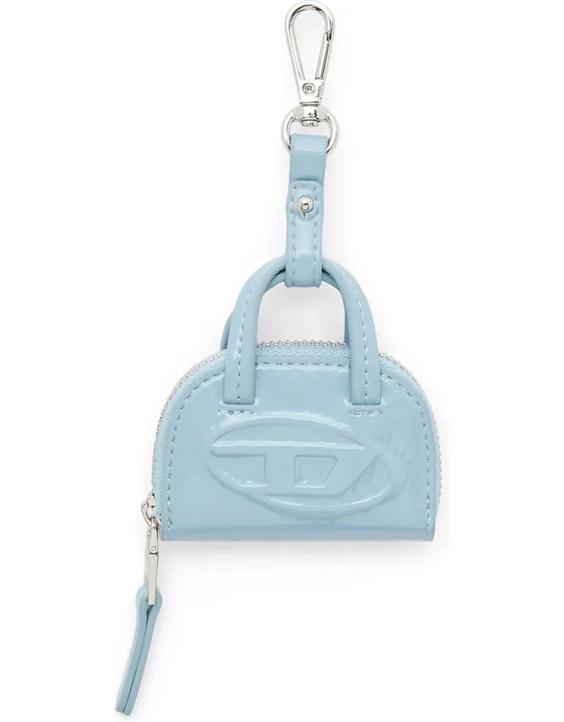 Bag Charm In Glossy, Crinkled Naplak