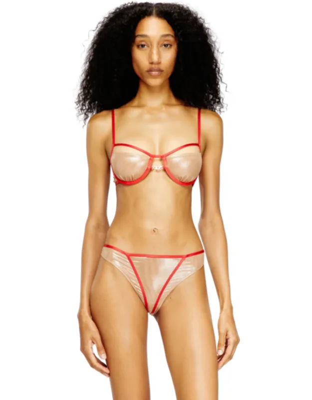 Underwire Bra With Contrasting Trims