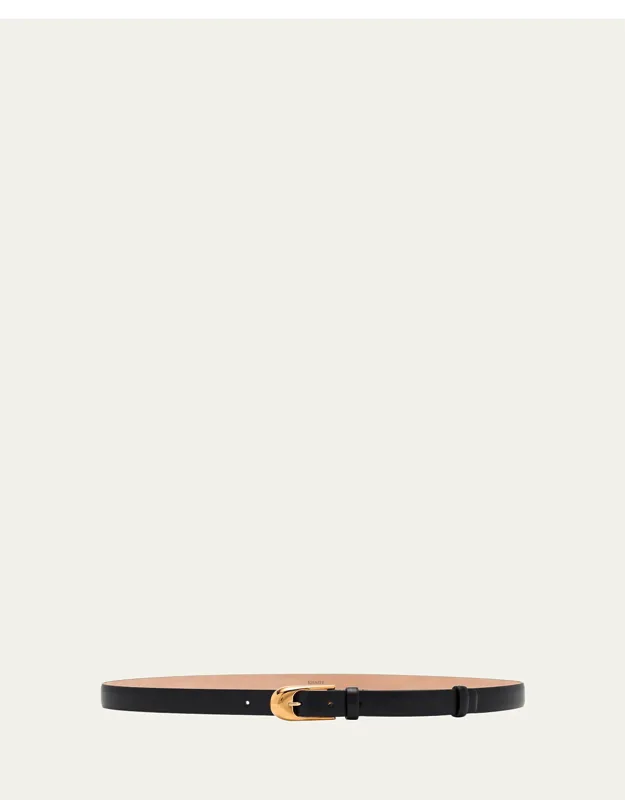 Dome Leather Belt