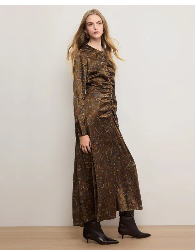 Irma Stretch-silk Midi Dress