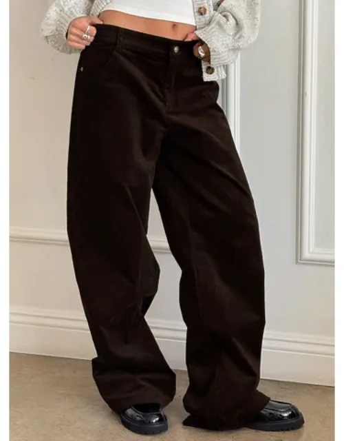 Wide Leg Corduroy Pants