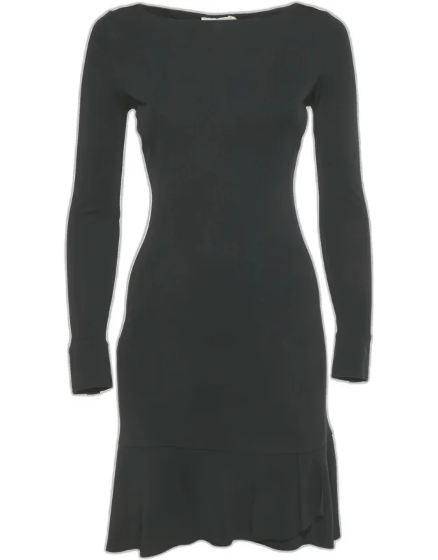 Jersey Long Sleeve Mini Dress