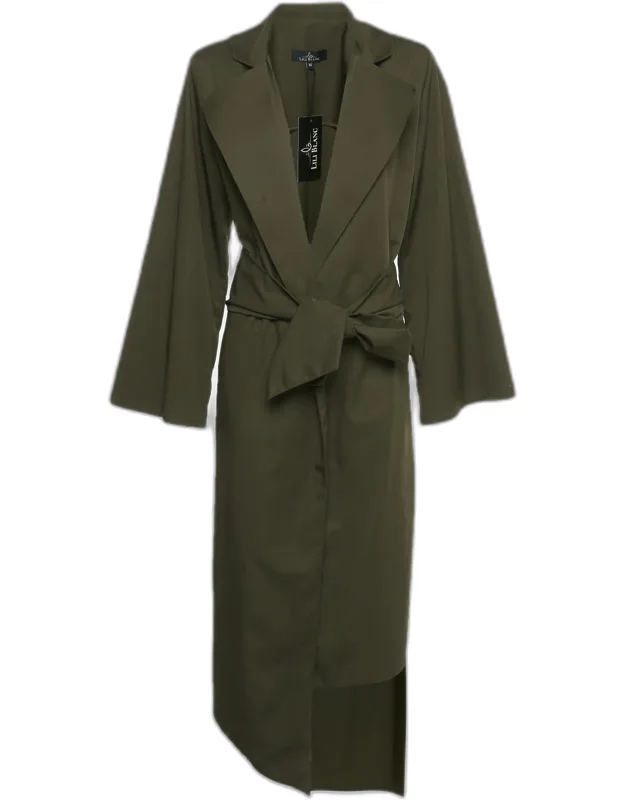 Gabardine Belted Coat