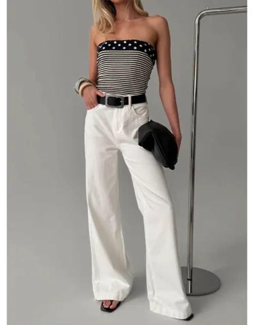 High Rise Wide Leg Jeans