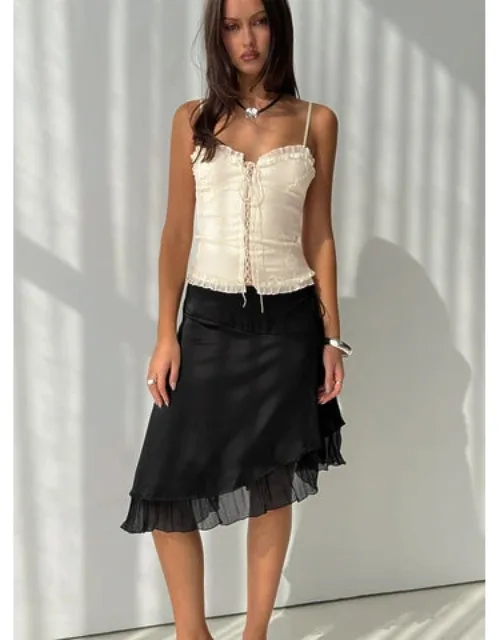 Rosemead Satin Midi Skirt