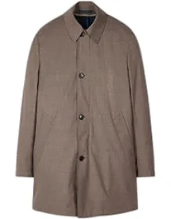 Wool Mac With Detachable Gilet
