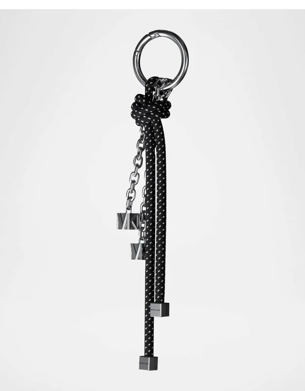 Beaded Chain & Cord Bag Charm