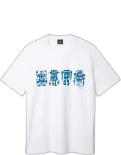 Screen Robot Print T-shirt