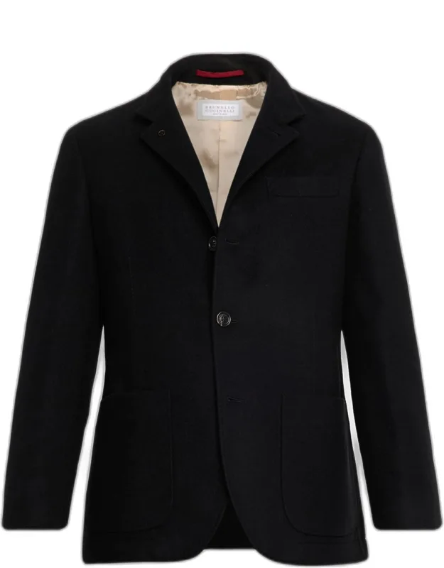 Cashmere Blazer-style Coat