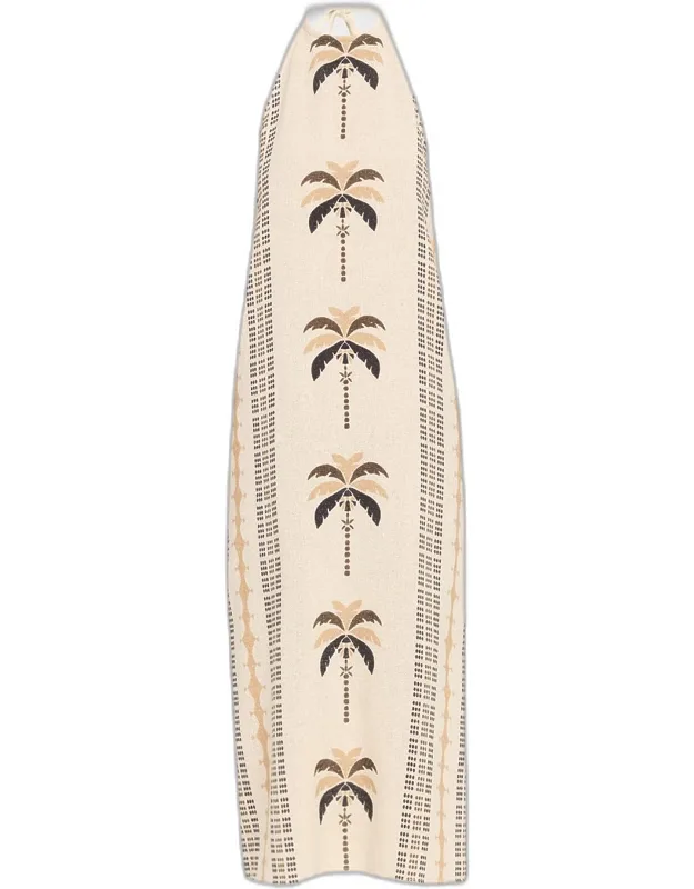 Gardenia Halter Midi Dress