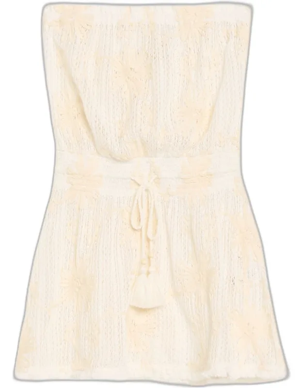 Floral Strapless Mini Dress