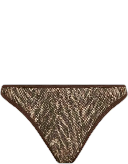 Zebra Bikini Bottoms