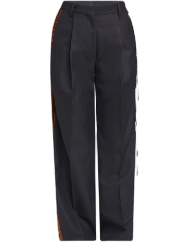 Embellished Tuxedo Pants