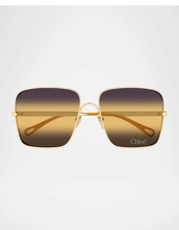 Square Metal Sunglasses