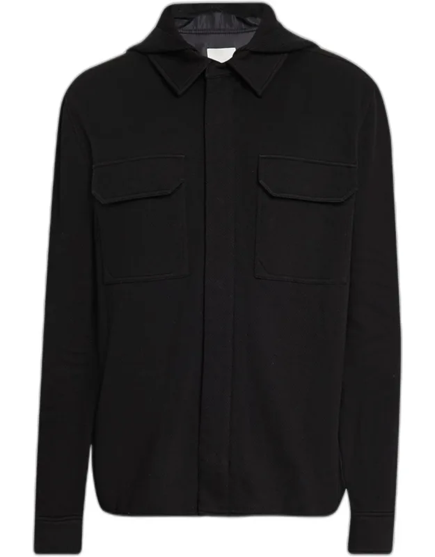 Hooded Shirt Jacket