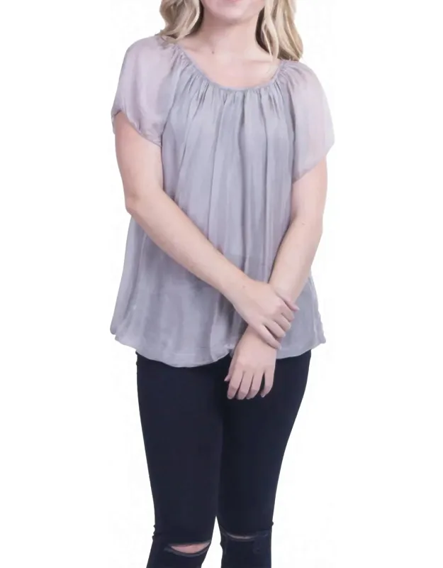 Contadina Short Sleeve Blouse