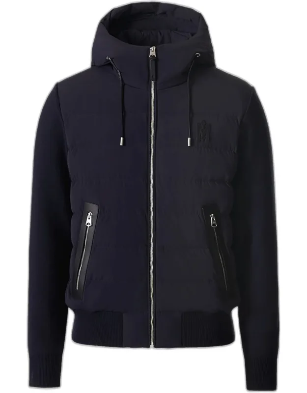 Andrew-z Mixed Media Light Down Jacket