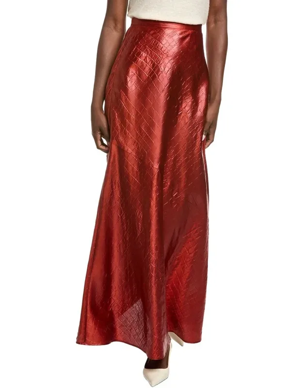 Embossed Satin Pants