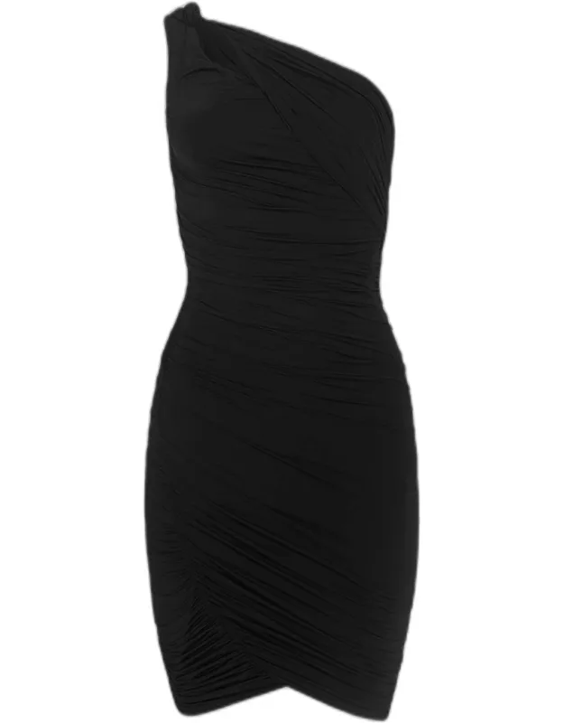 Shirred Midi Dress