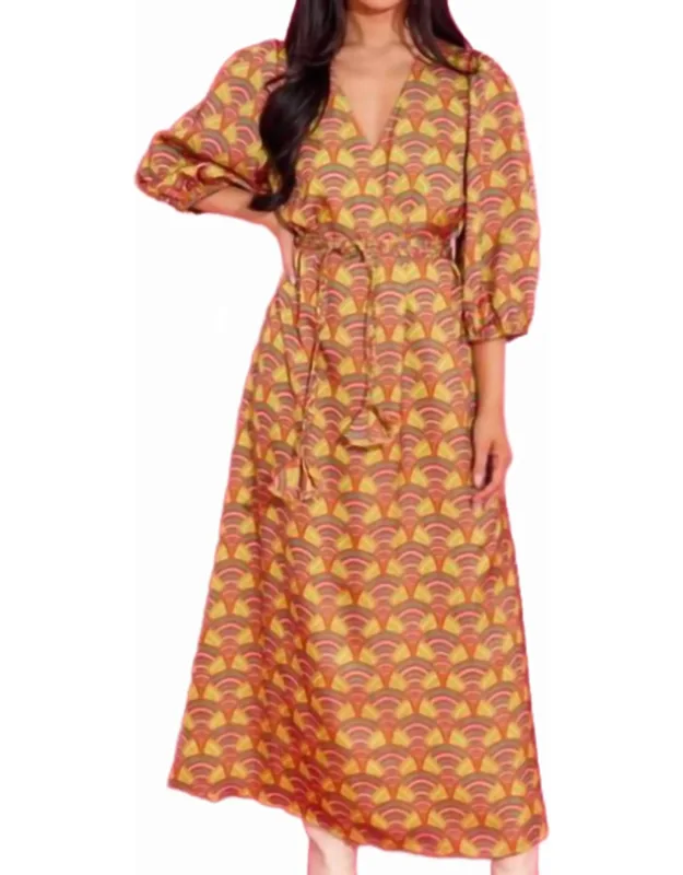 Lizzie Dress In Tightrope - Effortlessly Chic Look