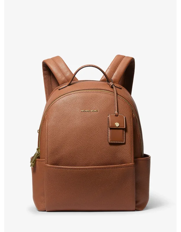 Sable Medium Pebbled Leather Backpack