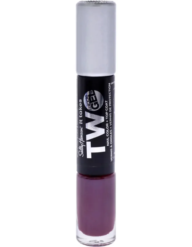 Miracle Gel It Take Two - 980 Cant Beet Royalty - 2 Pc 0.12oz Nail Polish, 0.12oz Top Coat