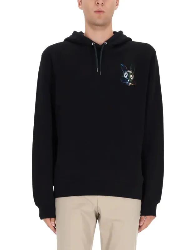 Sweatshirt With "bunny" Print