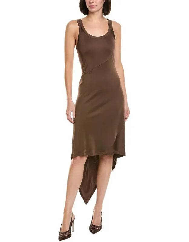 Scarf Hem Tank Dress