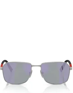 Prada Sunglasses Squarish Grey Metal Italy