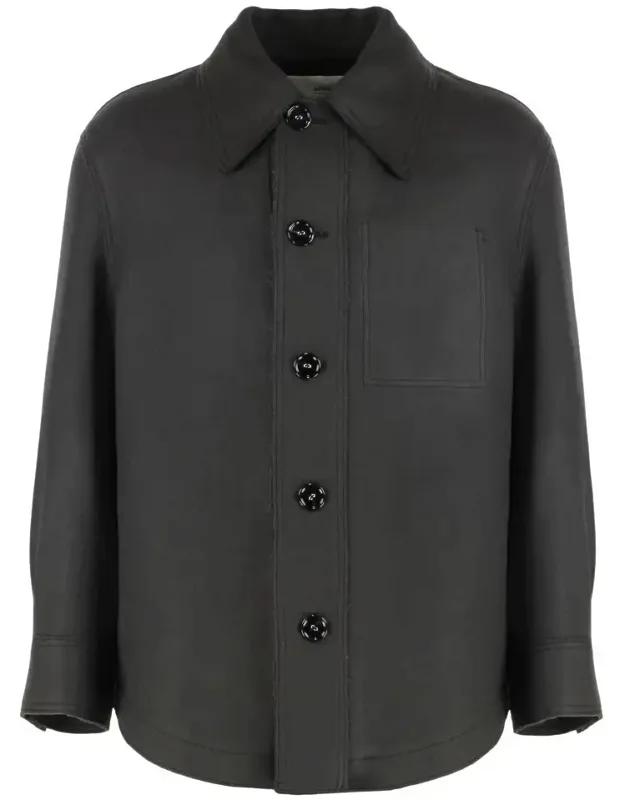 Wool Gabardine Coat
