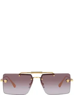 Versace Eyewear Sunglasses Gold Metal Italy