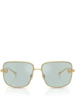 Versace Eyewear Sunglasses Butterfly Gold Metal Italy