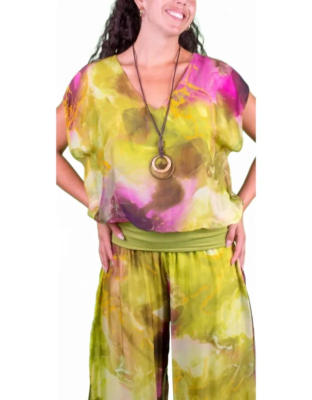Amante Tempesta Silk Top