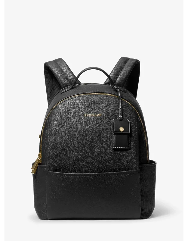 Sable Medium Pebbled Leather Backpack