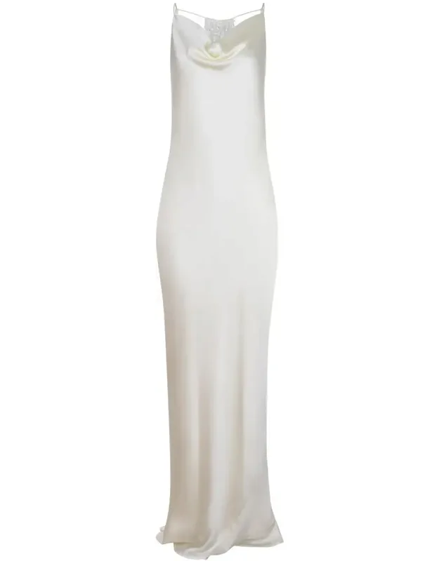 Rotate Dress With Lace Detail And Thin Straps