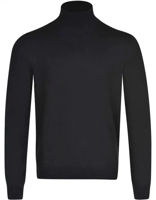 _tagliatore Dolcevita High Neck Long Sleeves Ribbed Cuffs Hem_