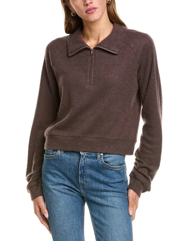Waffle 1/4-zip Pullover