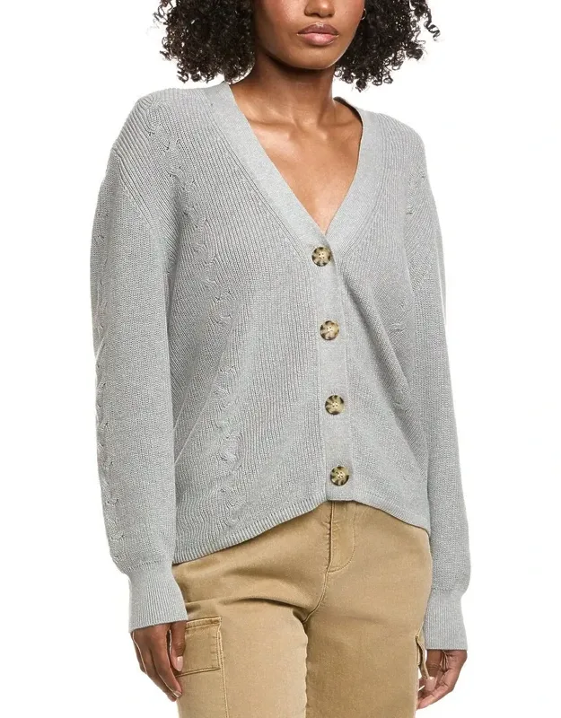Shaker Button Cashmere-blend Cardigan