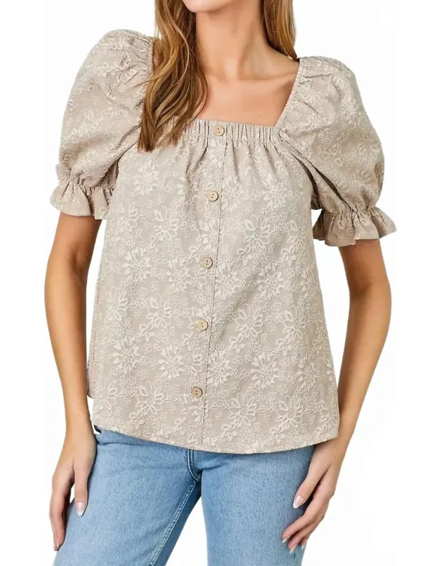 Square Neck Blouse
