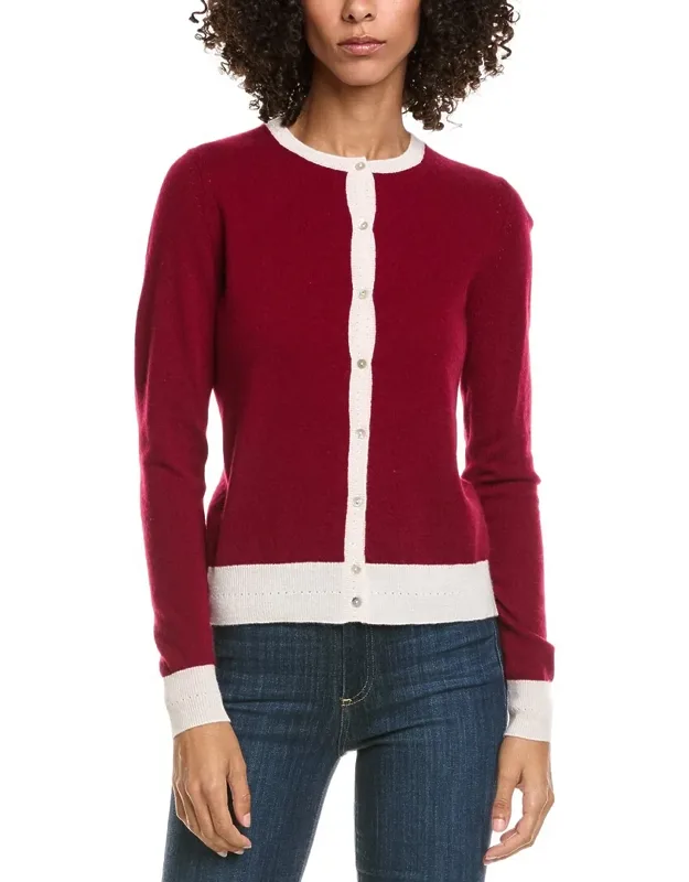 Button Front Cashmere Cardigan