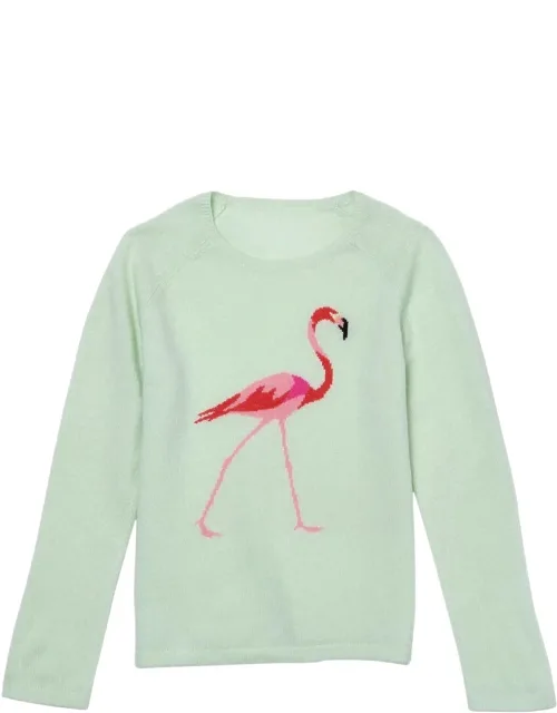 Flamingo Shield Cashmere Top