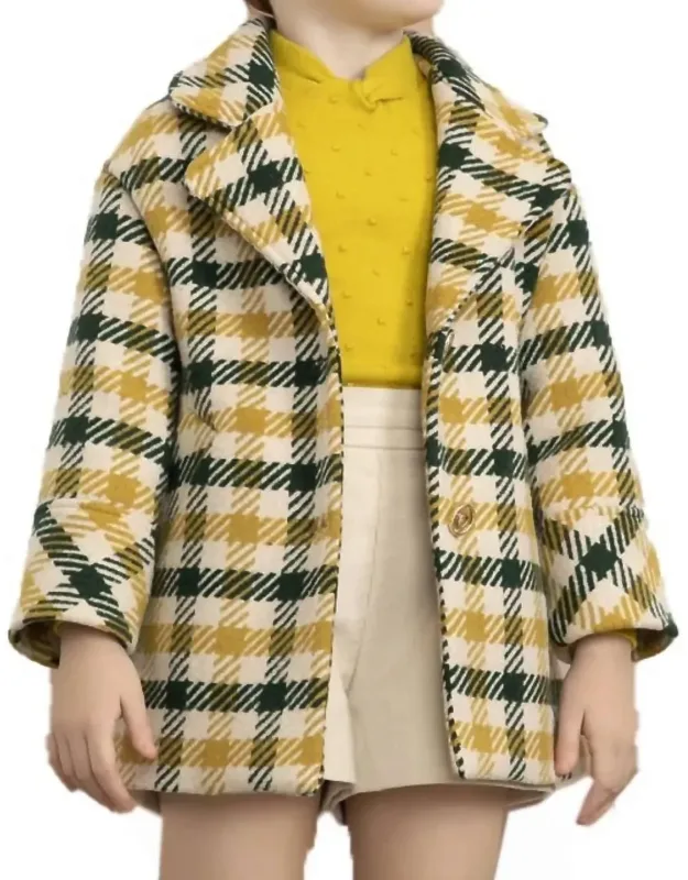 Checked Coat