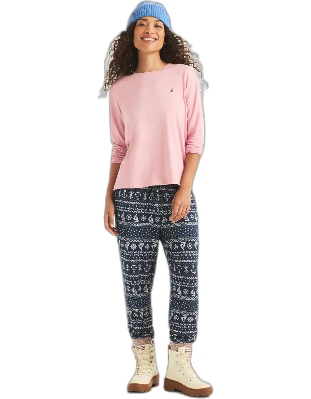 Printed Pajama Jogger Set