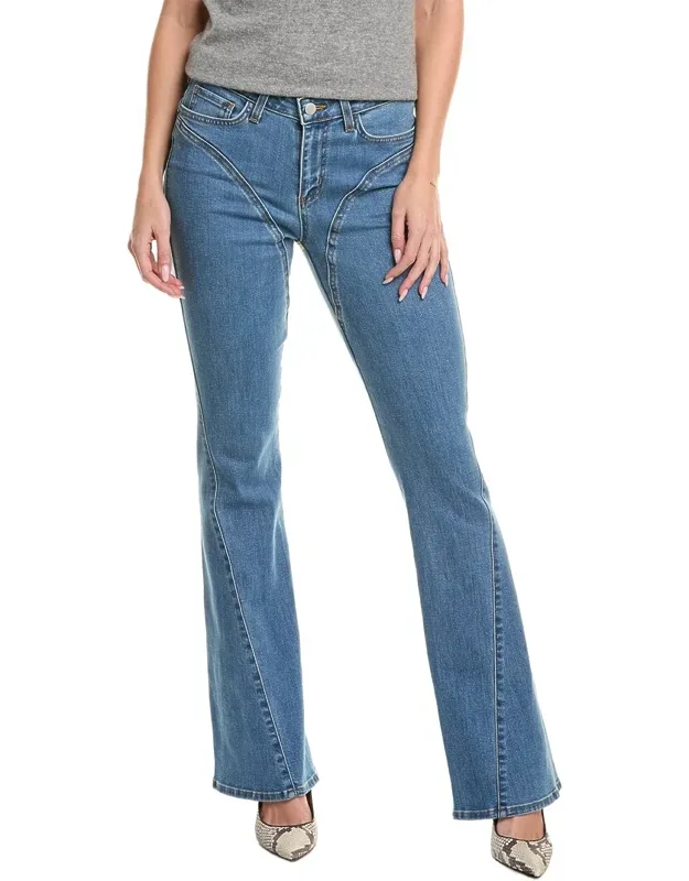 Deanna Low-rise Seamed Flare Jeans