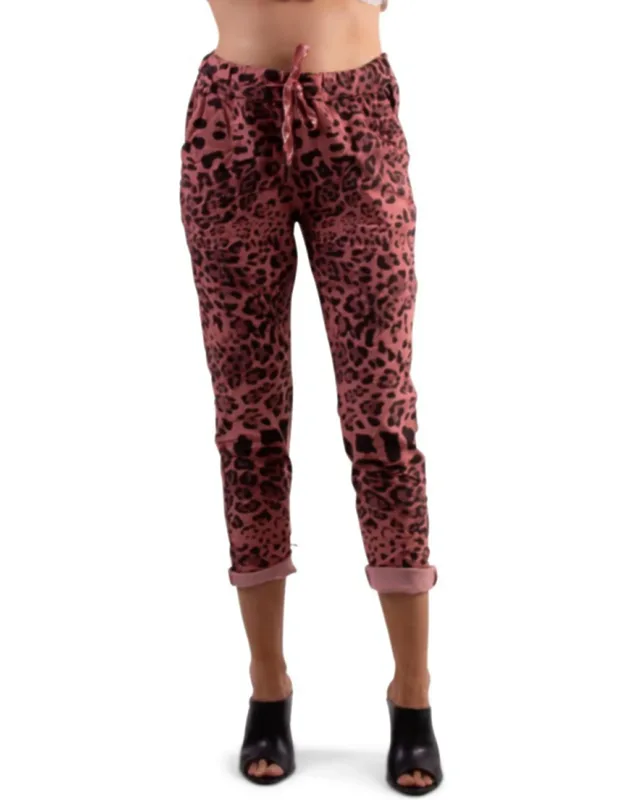 Cornelia Leopard Pants