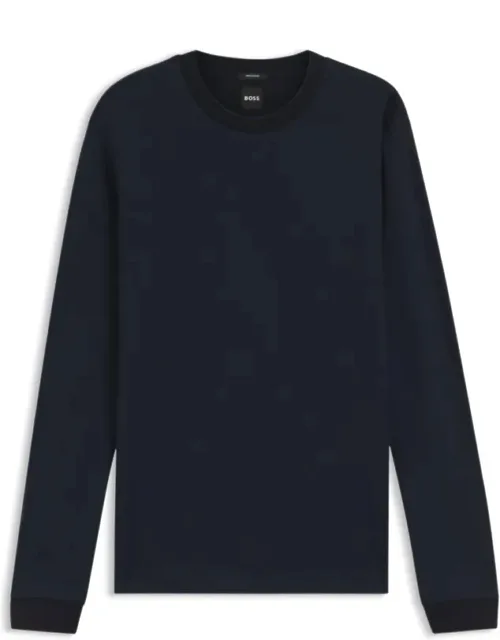 Jacquard-structure T-shirt