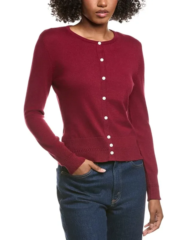 Classic Button Cashmere-blend Cardigan