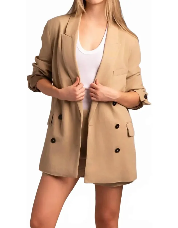 Classic Double-breasted Blazer