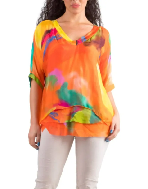 Brushstroke Blouse